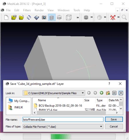 Convert STL to DAE for free .